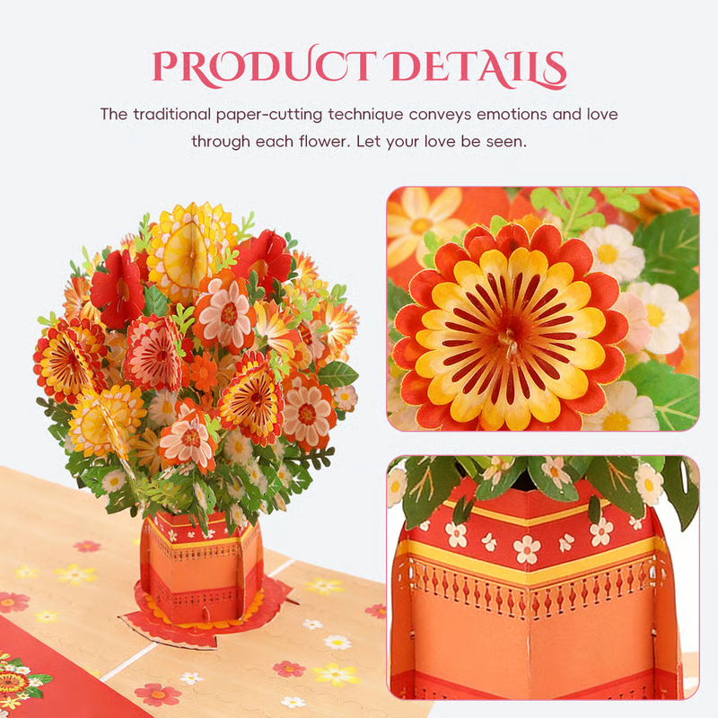 🌹 Paper Love Valentine’s Day Card