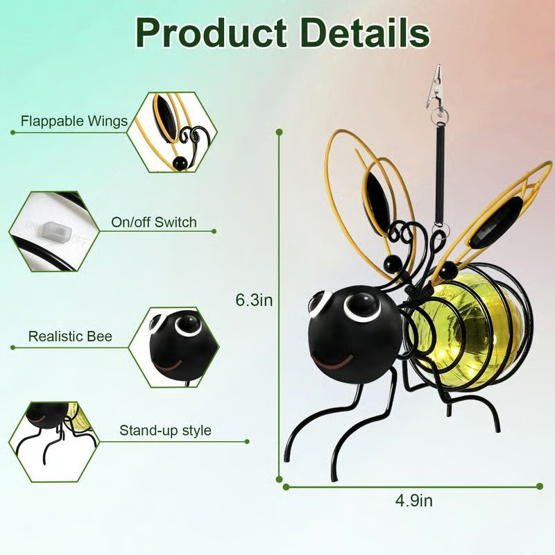✨This Week's Special Price💥 -Outdoor Hanging Solar Bee Light