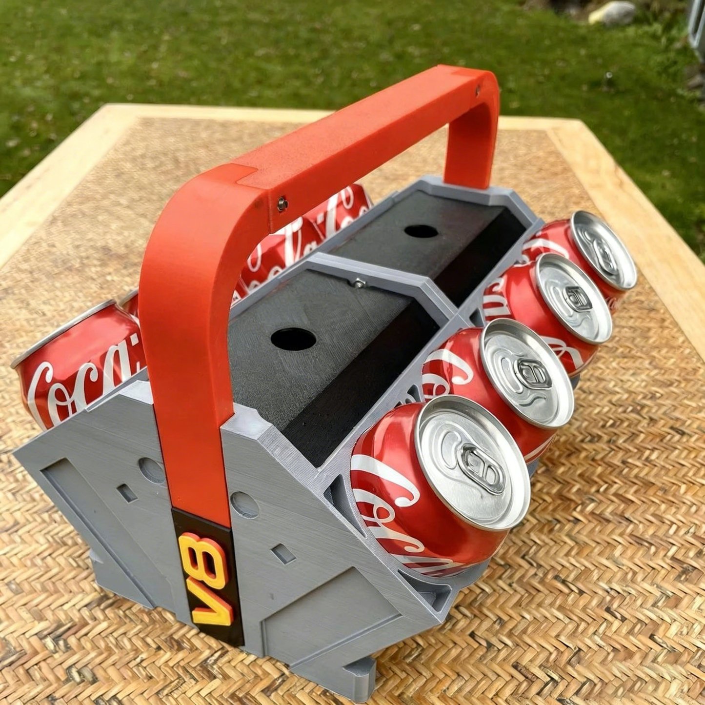 V4/V6/V8 Engine Cylinder Block Cooler Drink Holder 🚗🍻