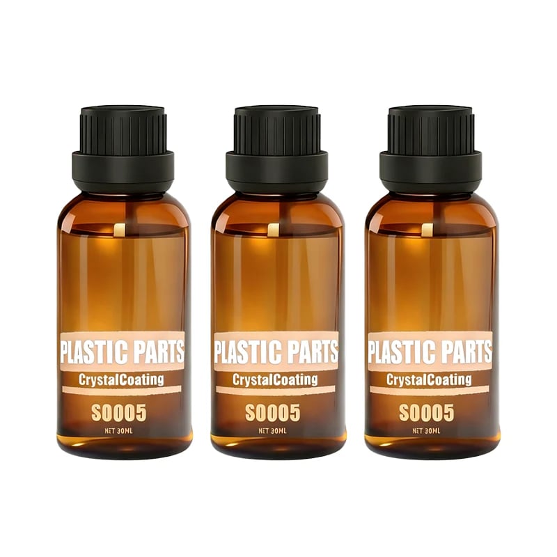 🚗 Car Plastic Parts Crystal Coating Restorer – Fast Refresh, Long-Lasting Shine, Anti-Aging & Waterproof, Easy to Apply, Restores Faded Plastic & Trim Like New ✨