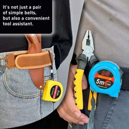 2Pcs Metal Hook Tactical Elastic Belt