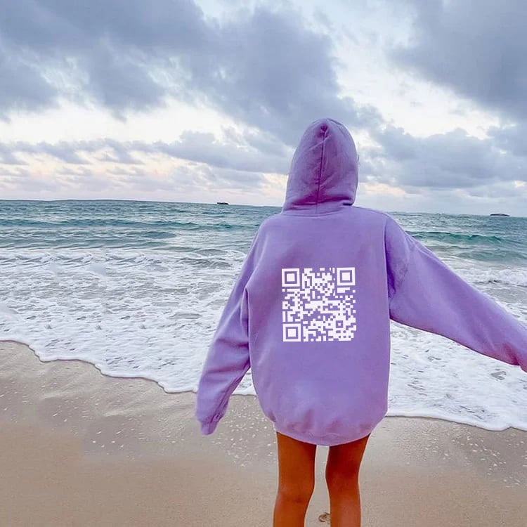 Funny FU QR Code Hoodie(Buy 2 Get Free Shipping)