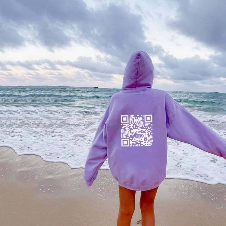 Funny FU QR Code Hoodie(Buy 2 Get Free Shipping)