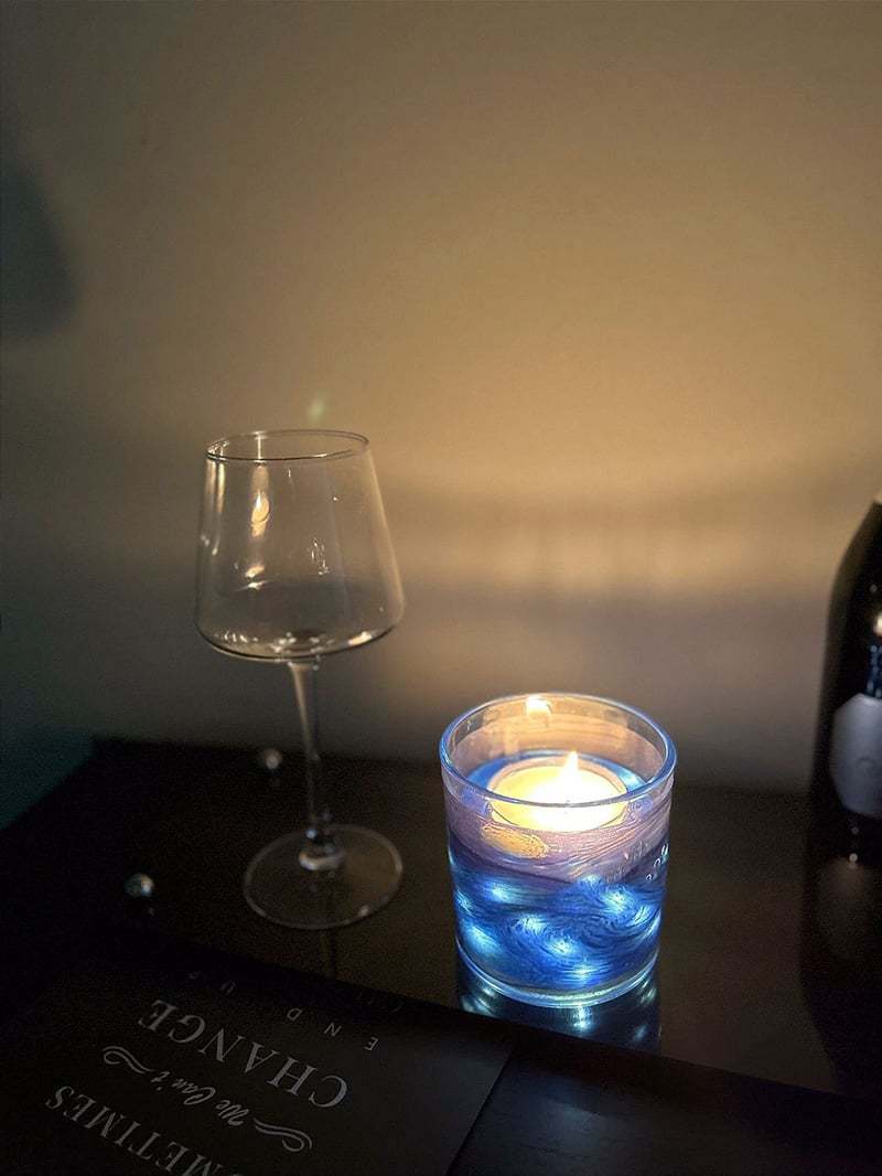 🌌 Van Gogh “Starry Night” Inspired Candle ✨