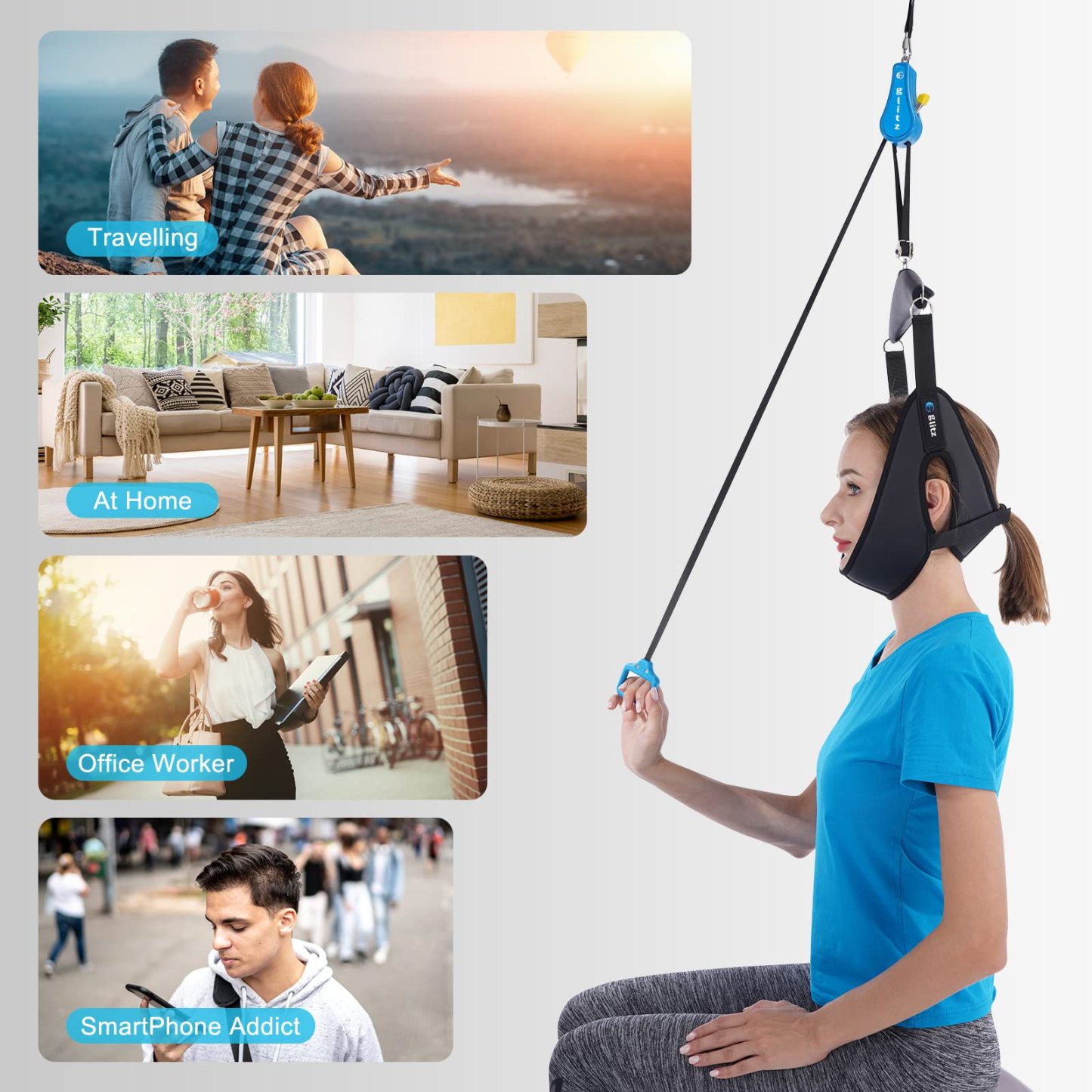 Stretch Away Neck Tension Anytime, Anywhere – The Ultimate Portable Neck Stretcher