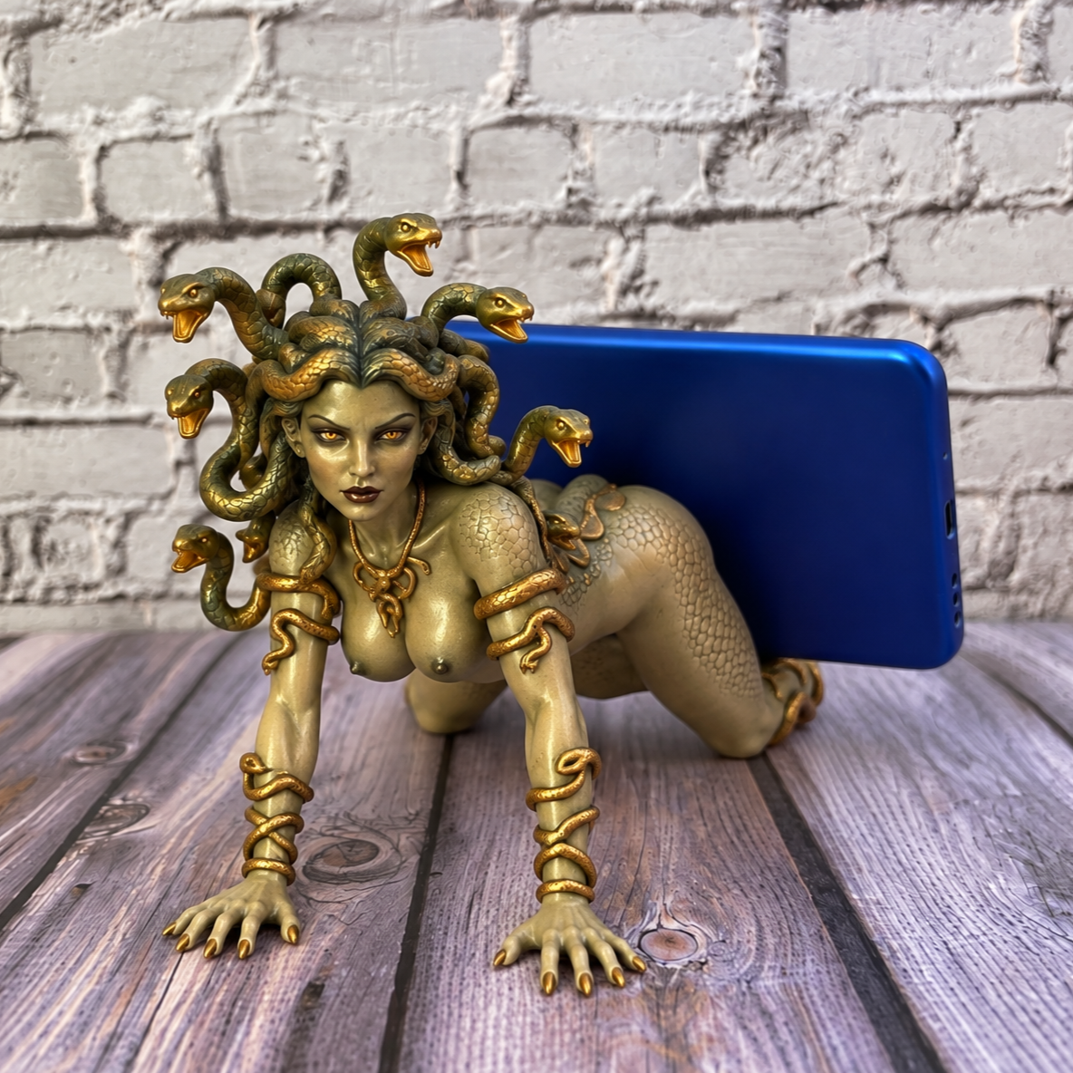 Medusa phone holder product view