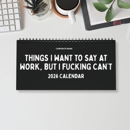 🔥LAST DAY BUY 2 GET 1 FREE🎁2026 Things I Want To Say At Work Calendar