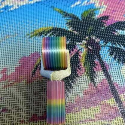 💎✨New 3D Printed Diamond Painting Roller Tool Handmade DIY Diamond-Studding Reinforcement Roller Pressure Diamond Wheel Fixer