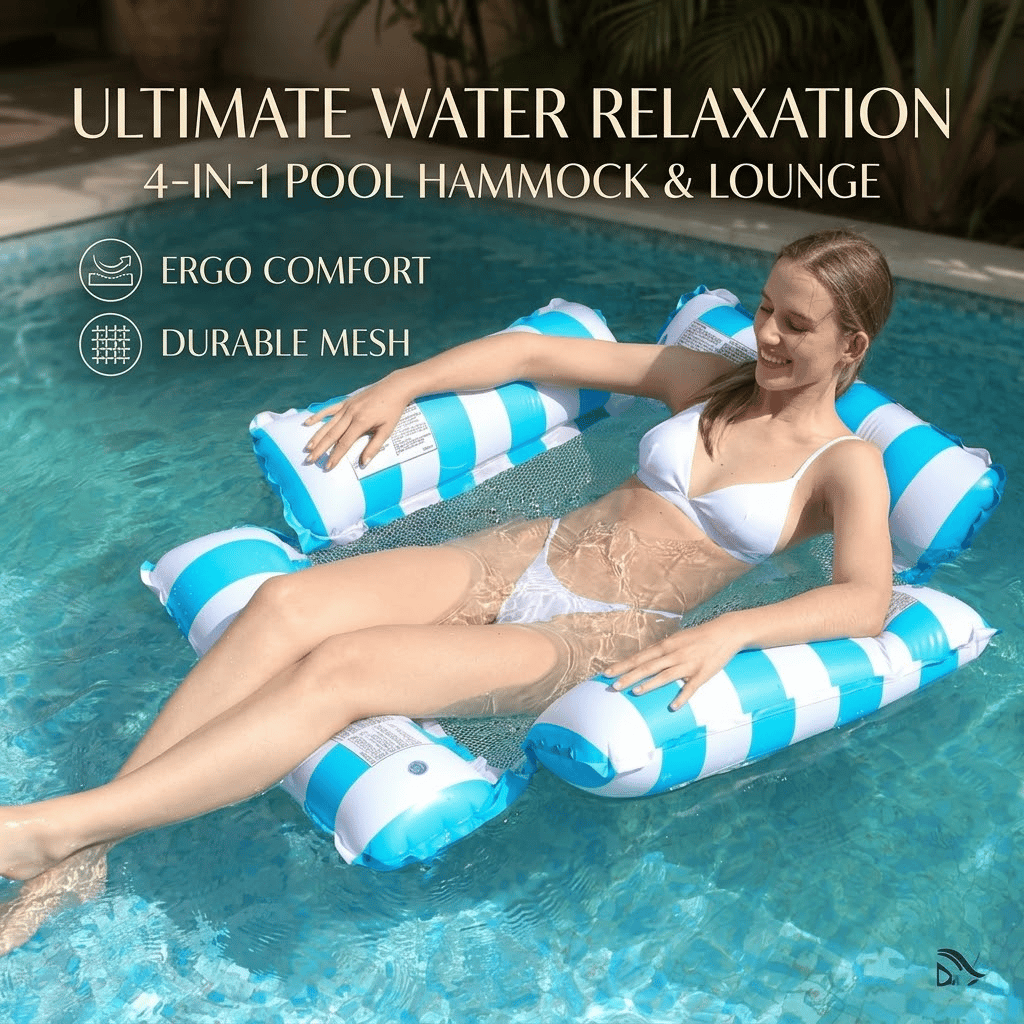 The Azure Float: 4-in-1 Ultra-Lounge System