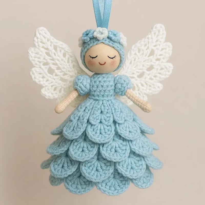 👼DIY Crochet Angel Ornament Kit 🧶| Perfect for Christmas 🎄 & Holida