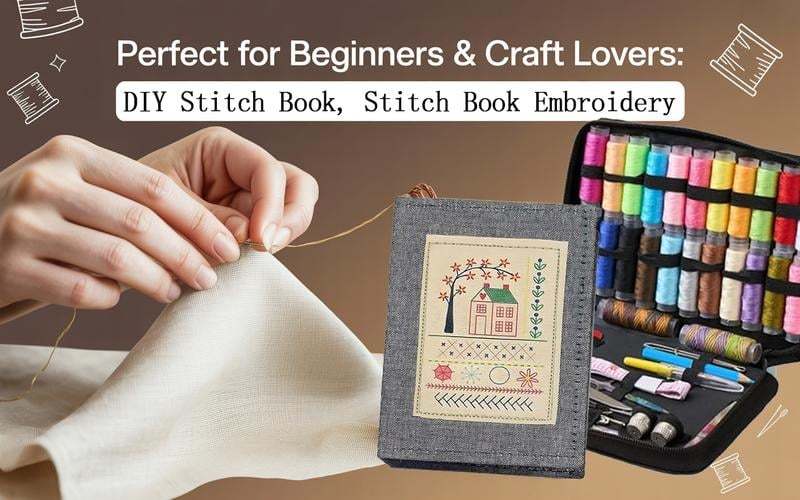 ❤️Beginner-Friendly🪡Stitch Book 📖with 106 different stitches