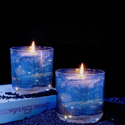 🌌 Van Gogh “Starry Night” Inspired Candle ✨