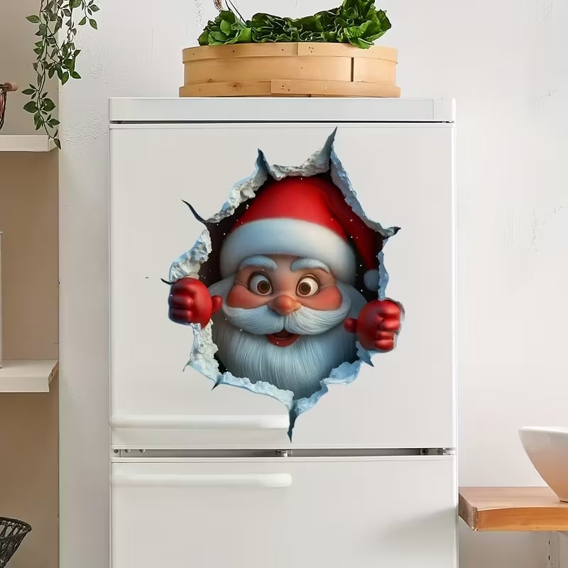 Creative Christmas Santa Wall Stickers