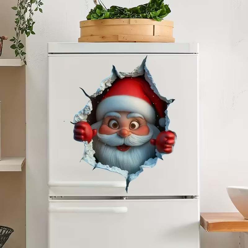 Creative Christmas Santa Wall Stickers