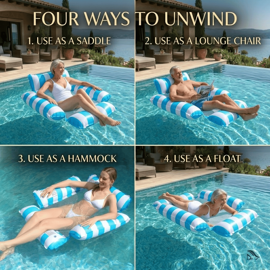The Azure Float: 4-in-1 Ultra-Lounge System