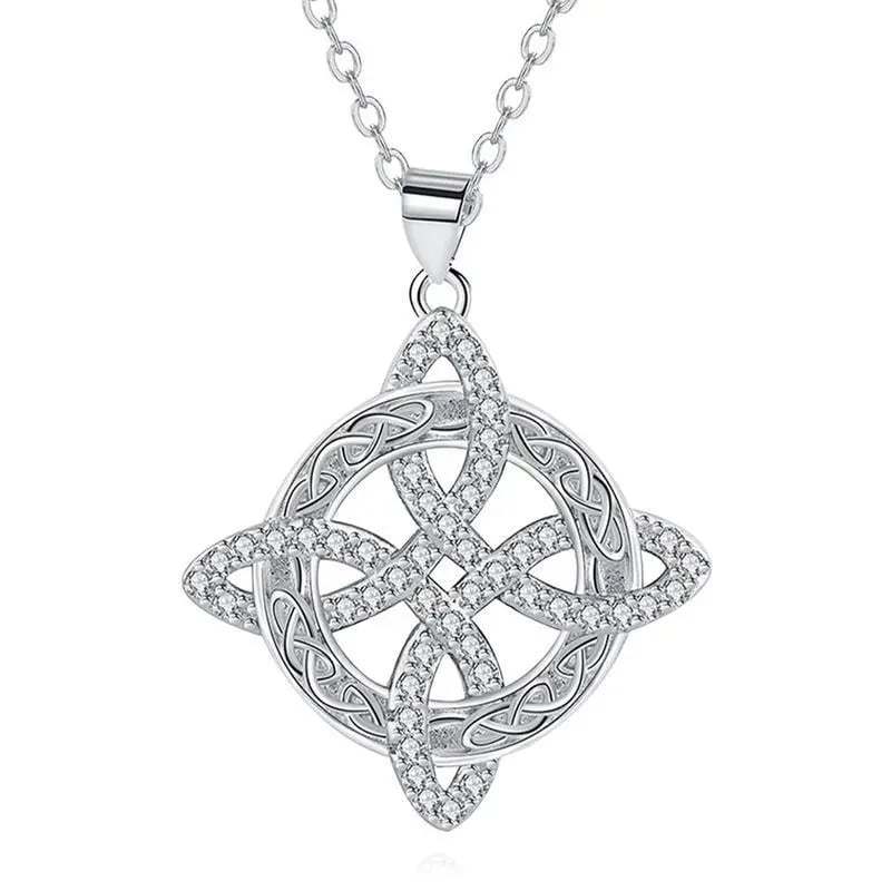 Mystical Birthstone Witches Knot Necklace🔮💞Protect Your Loved Ones