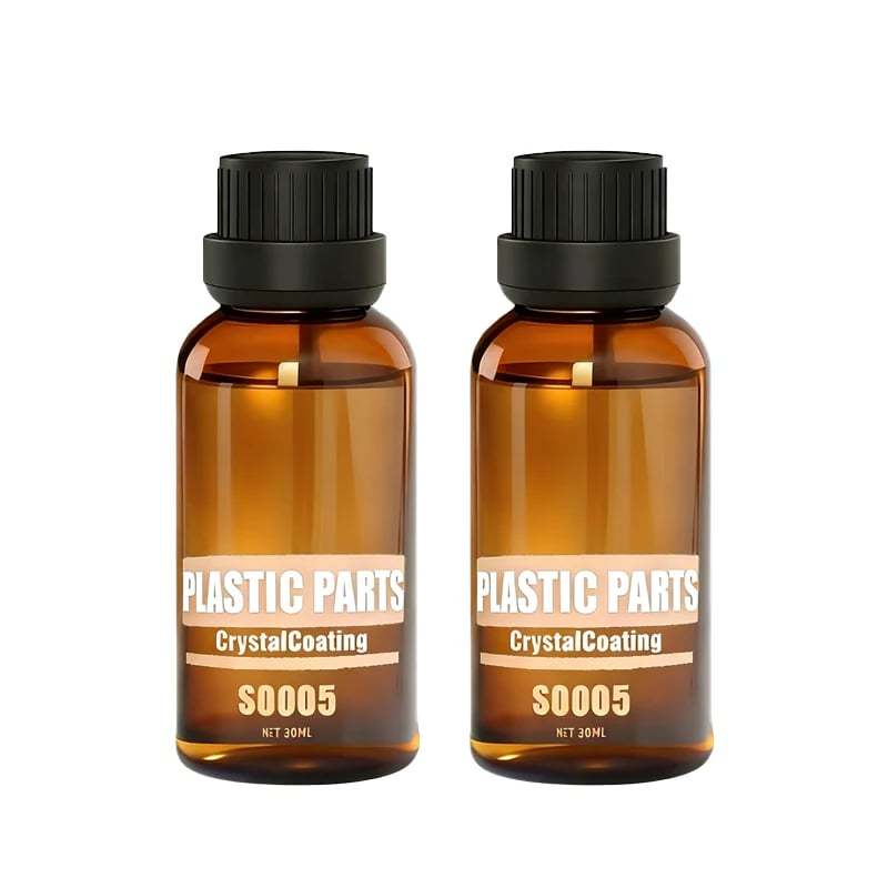 🚗 Car Plastic Parts Crystal Coating Restorer – Fast Refresh, Long-Lasting Shine, Anti-Aging & Waterproof, Easy to Apply, Restores Faded Plastic & Trim Like New ✨