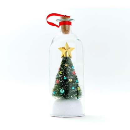 Record Your Voice in a Bottle: Miniature Christmas Tree Keepsake