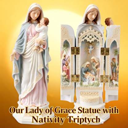 🔥Last Day 50% OFF -✝️Nativity Triptych Statue