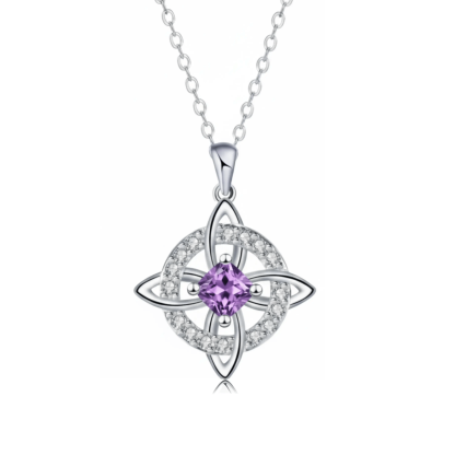 Mystical Birthstone Witches Knot Necklace🔮💞Protect Your Loved Ones