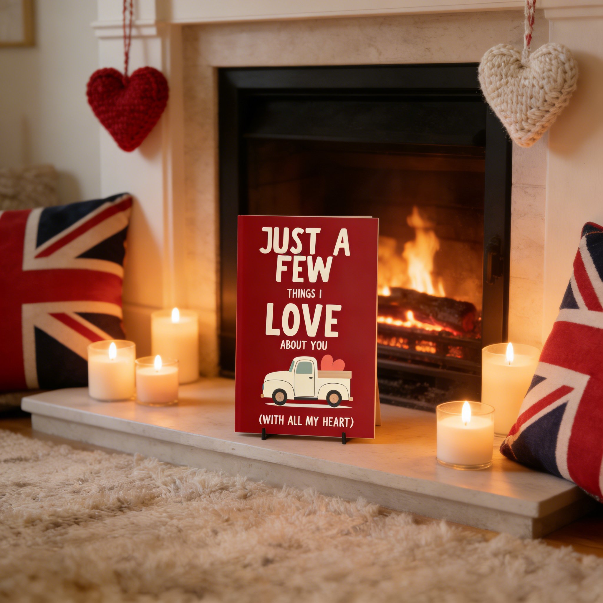 ❤️Just A Few Things I Love About You (With All My Heart) Fill In The Blank Gift Book 📚