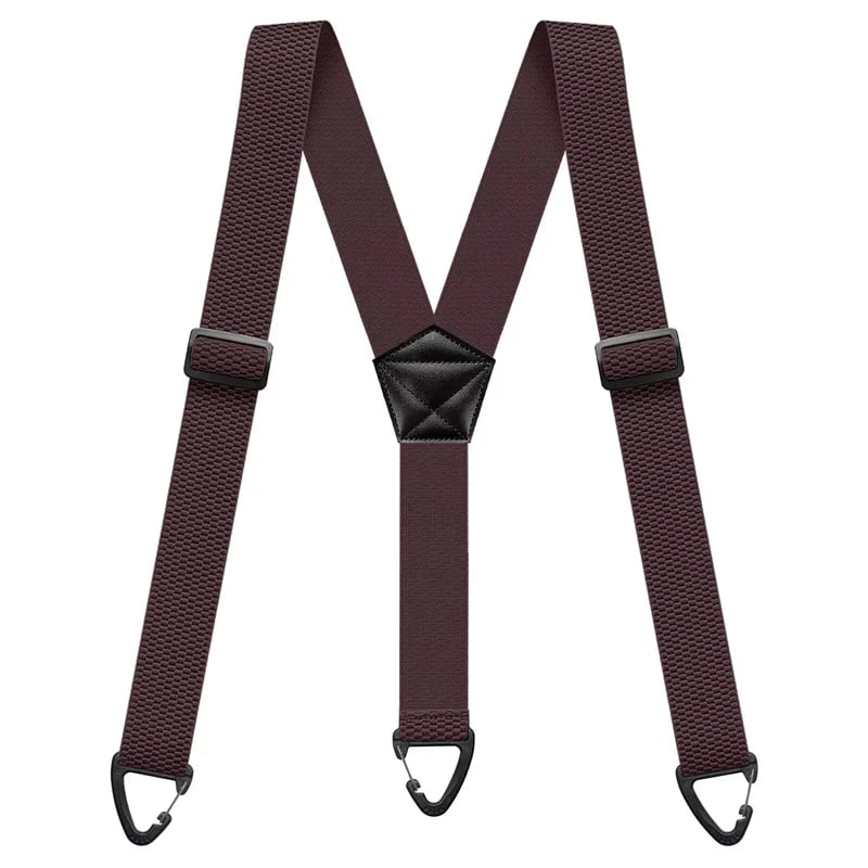 Men's X-Back Suspenders with Hook Clips