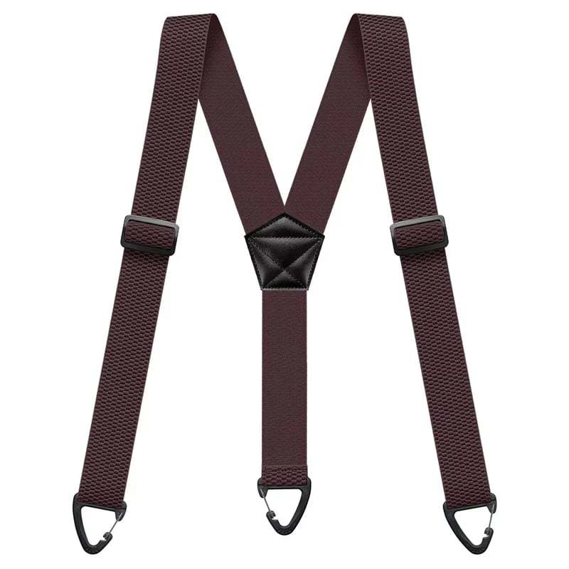 Men's X-Back Suspenders with Hook Clips