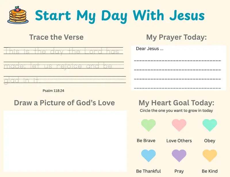 🔥LAST DAY 50% OFF -✝️Christian Faith Habit Kit for Kids - Daily Devotion Routine