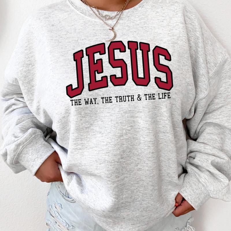 🔥Last Day 49% OFF-✝️JESUS Sweatshirt | Christian Faith Crewneck 🙌💖T