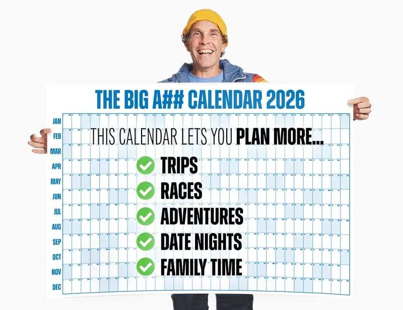 📅The Big A## 2026 Wall Calendar - Flexible Dry-Erase Material ✍️Desig
