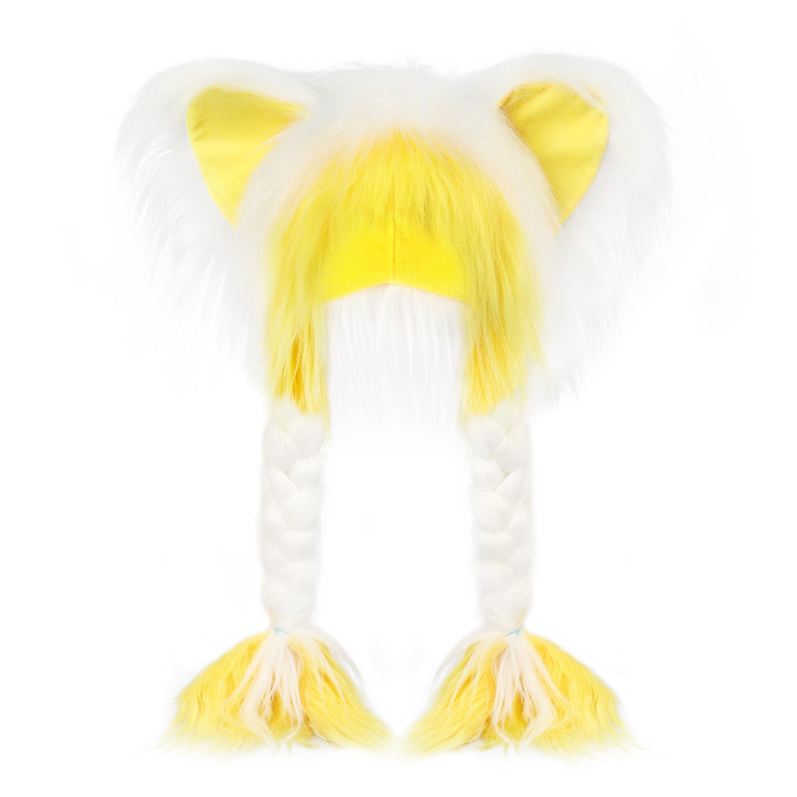 🔥Last Day 49% OFF - Soft Furry Animal Ear Hat with Braids