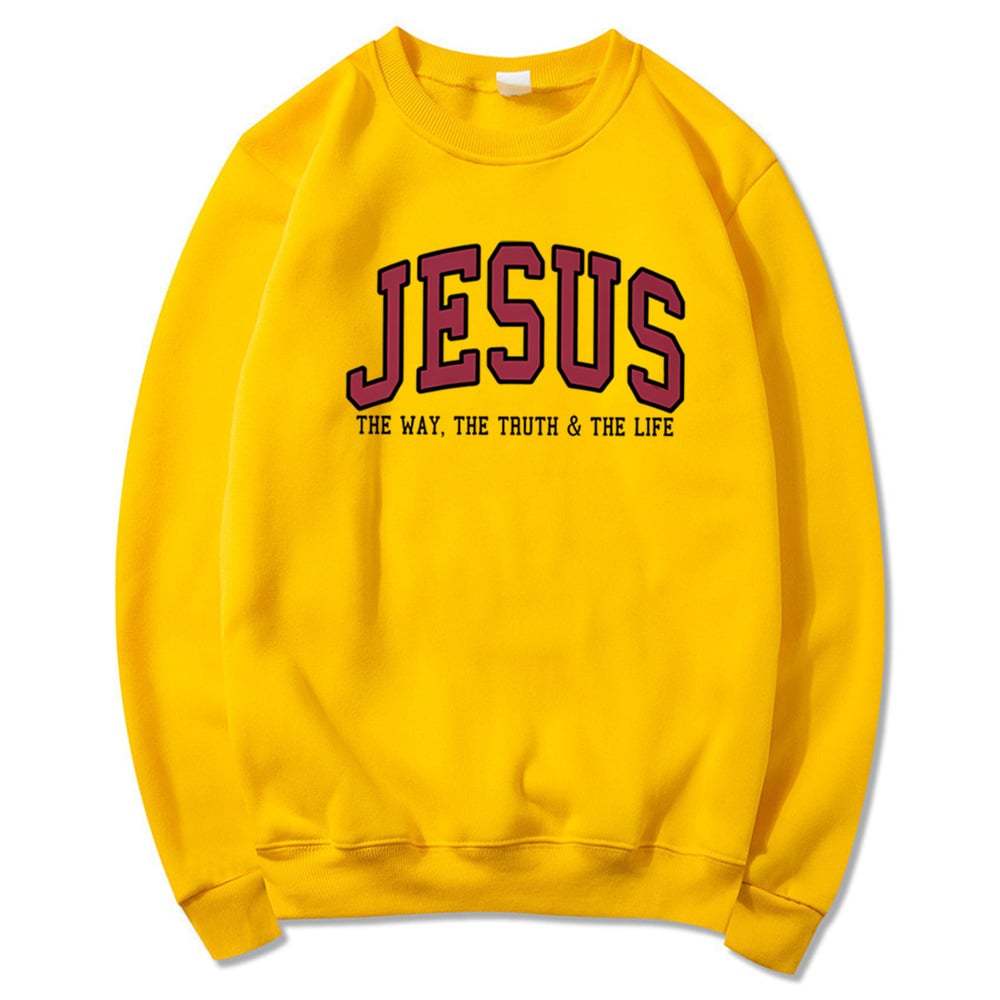 🔥Last Day 49% OFF-✝️JESUS Sweatshirt | Christian Faith Crewneck 🙌💖THE WAY, THE TRUTH, THE LIFE