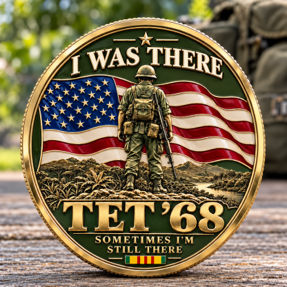 I Was There — Tet ’68 “Forever Brothers” Vietnam Veteran Commemorative Medallion