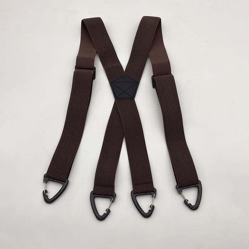Men's X-Back Suspenders with Hook Clips