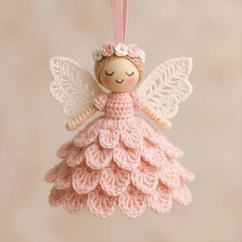 👼DIY Crochet Angel Ornament Kit 🧶| Perfect for Christmas 🎄 & Holiday Decor