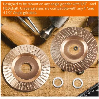 🔥 3PCS 4" Wood Carving Disc Set — The Ultimate Woodworking Game-Changer