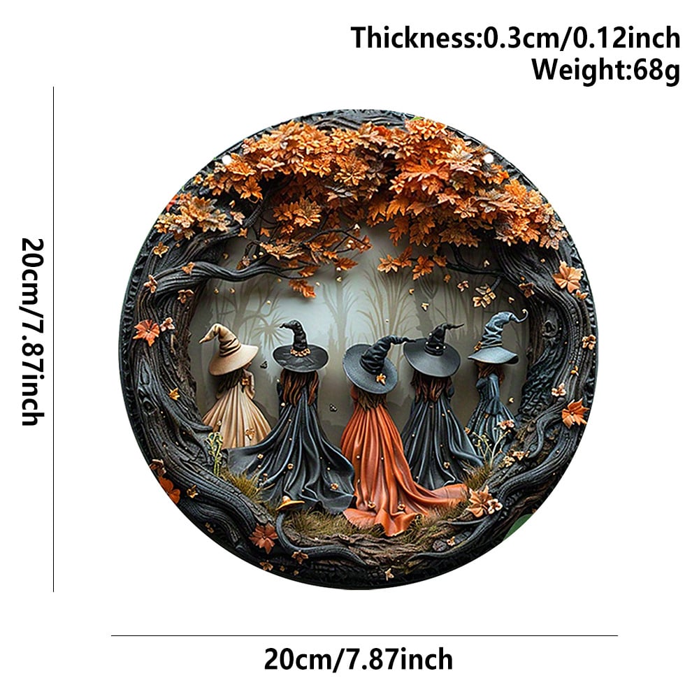 Halloween witch sign