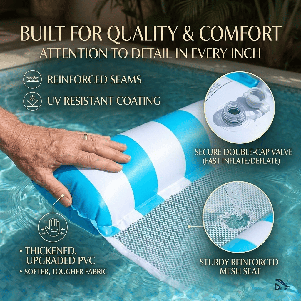 The Azure Float: 4-in-1 Ultra-Lounge System