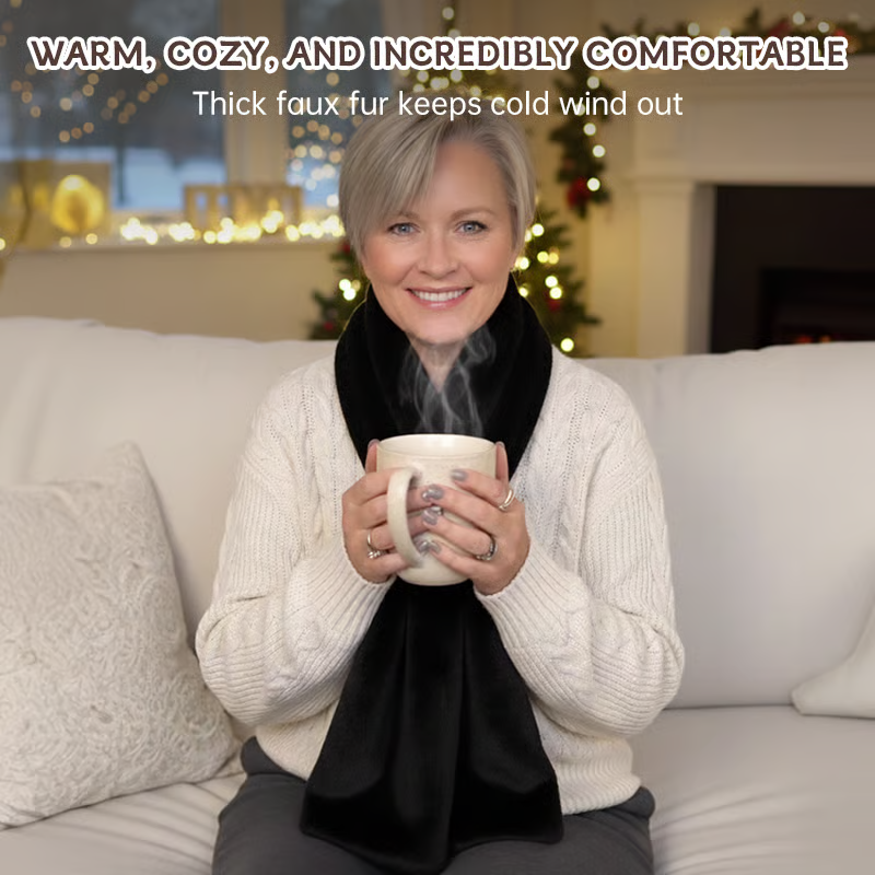 Black Friday Big Promotion Save 49%🔥Faux Fur Scarf With Hidden Zipper Pocket