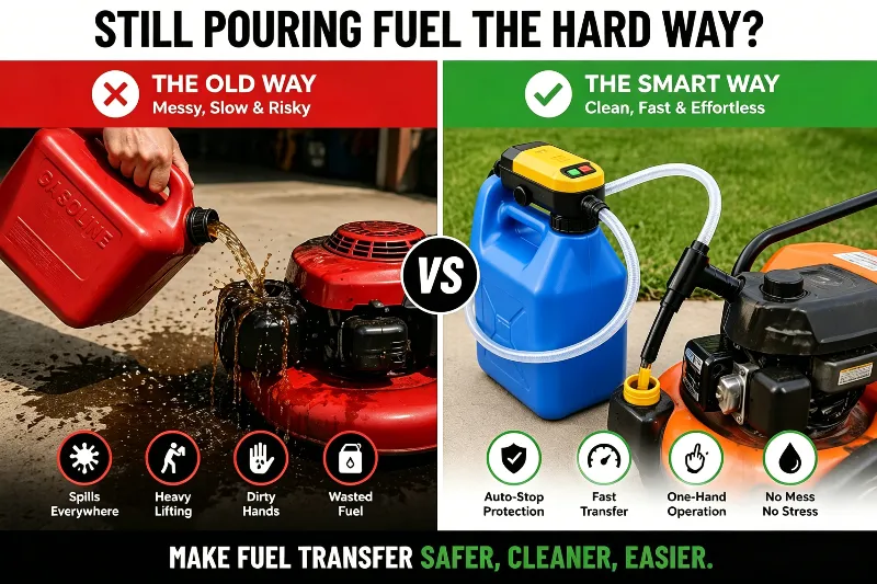 No More Spills. No More Heavy Lifting. ⛽