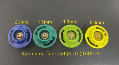Højspændings ledningsfri sprøjtepistol med 2 batterier