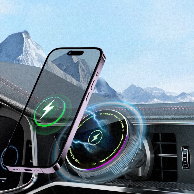 🚗 New Wireless Charging Car Air Vent Mount🔥