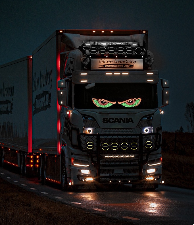 👀Car LED Demon Eye Display🚗
