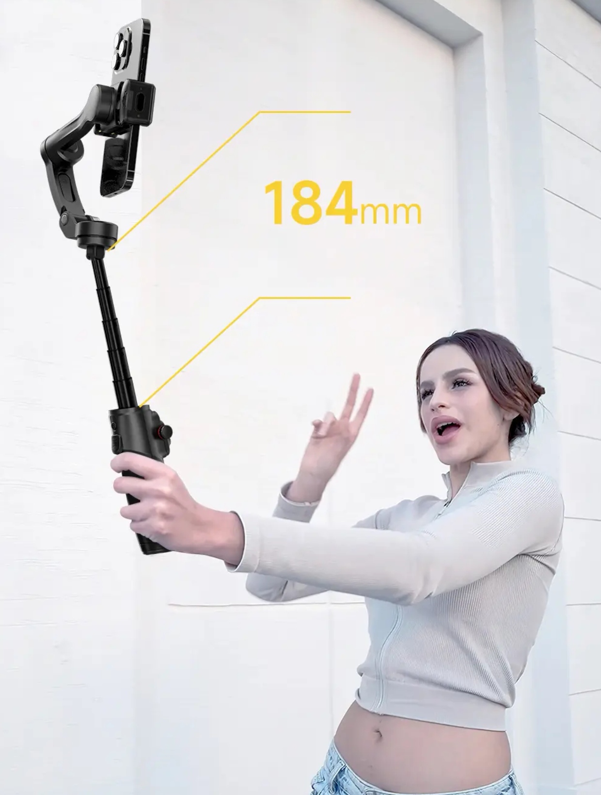 3-Axis AI Auto-Tracking Phone Gimbal Stabilizer