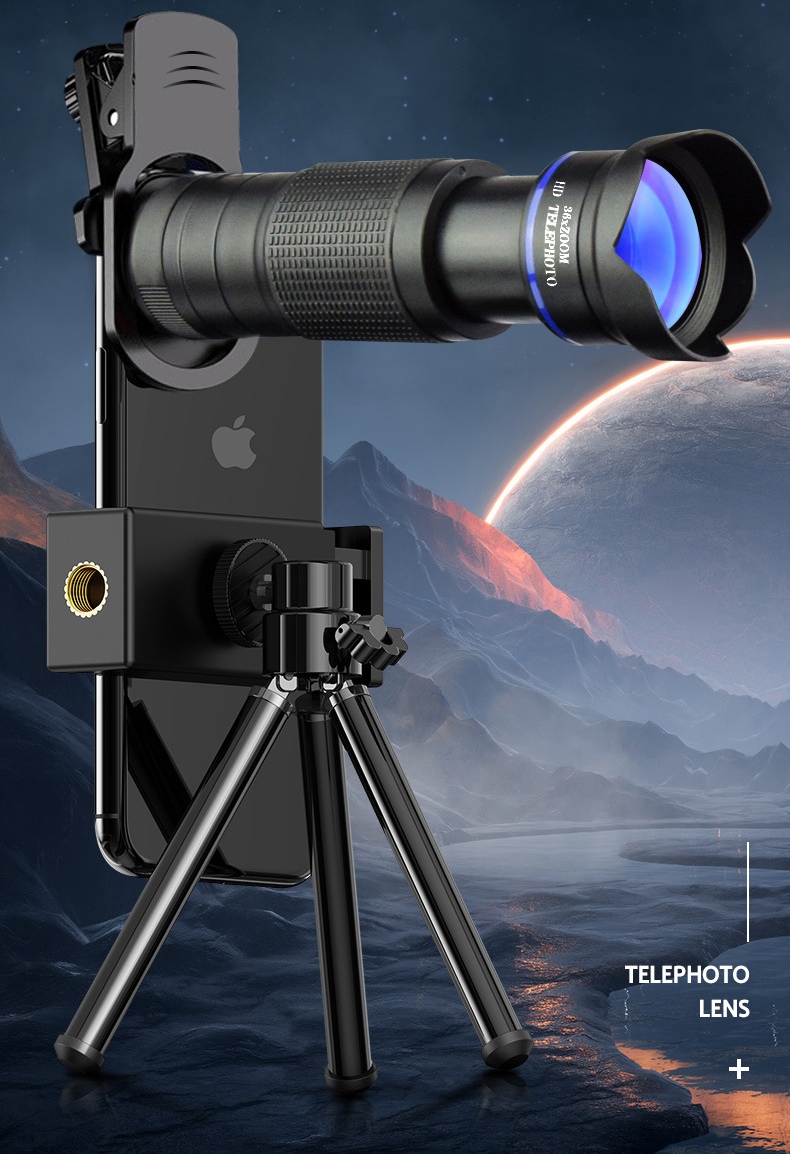 📷36X Telephoto Lens 8-in-1 Kit ⭐