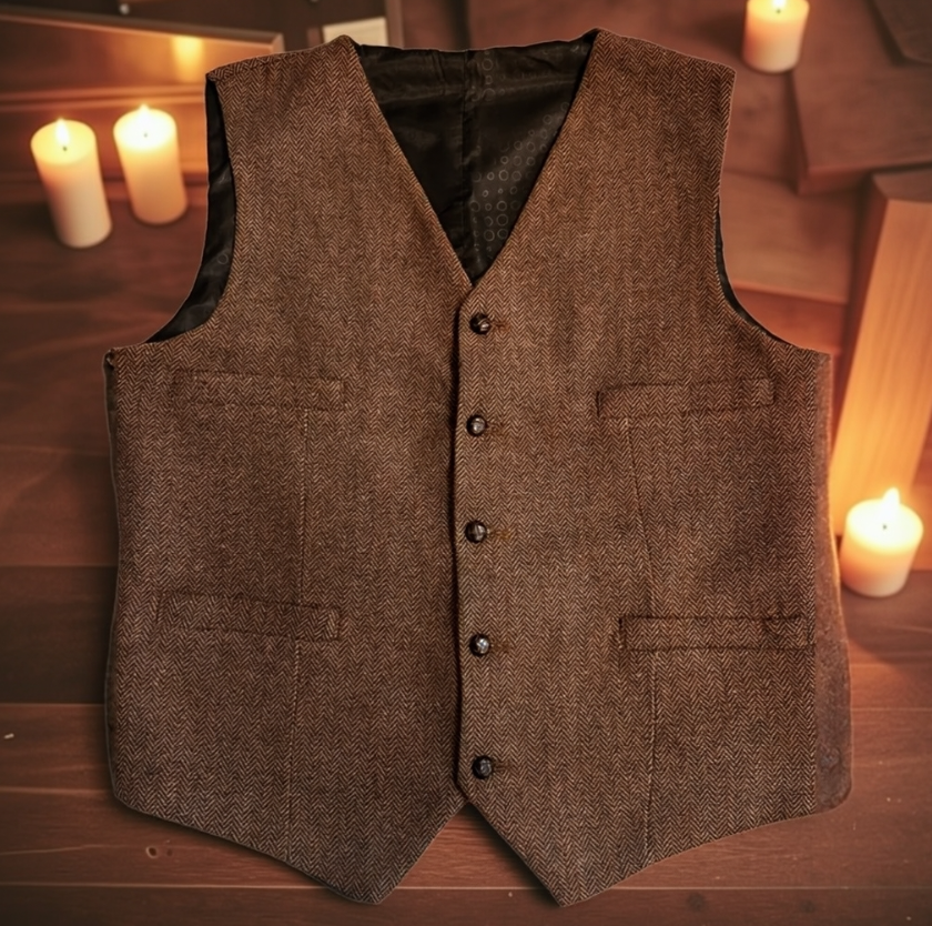 New Textured Men's Vest