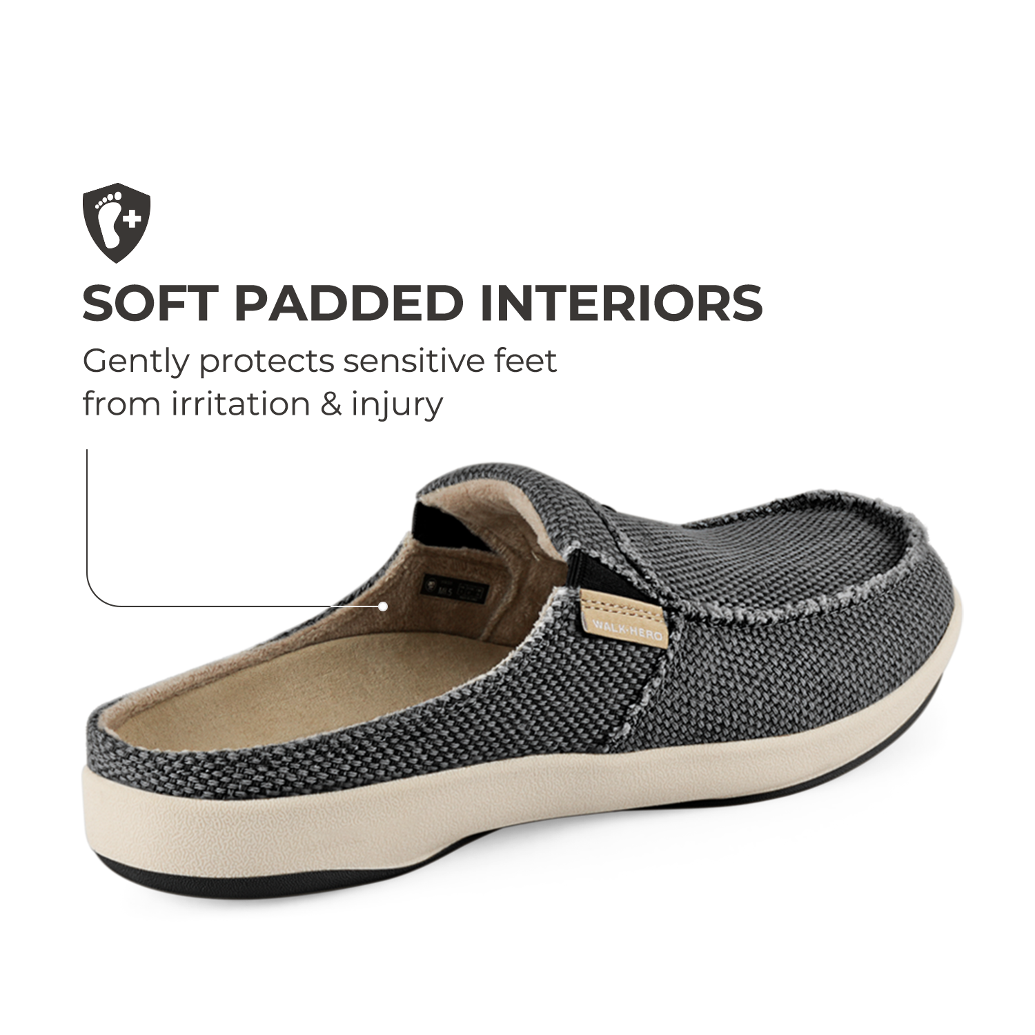Men's Canvas Arch Support Slippers