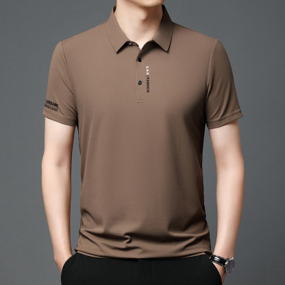 ❄Men's Non-Scratch Ice Silk Polo Shirt