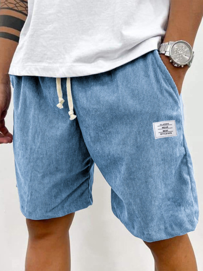 Men's Corduroy Casual Shorts