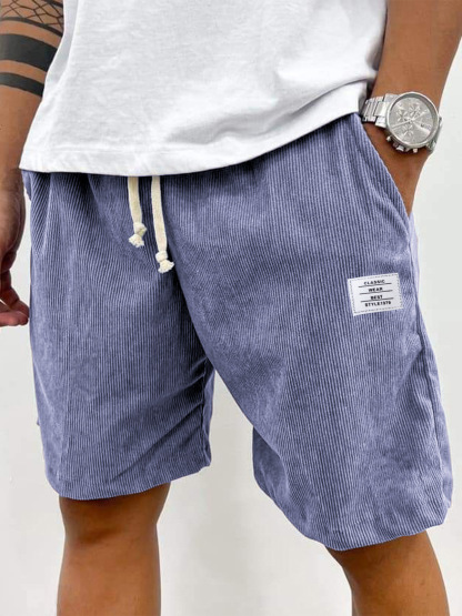Men's Corduroy Casual Shorts